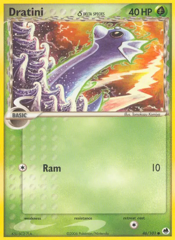 Dratini δ - Dragon Frontiers 046/101 (Reverse Holo)