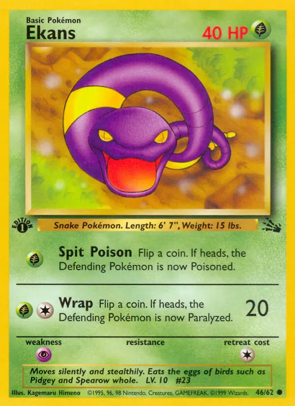 Ekans - Fossil 046/062 (Regular)