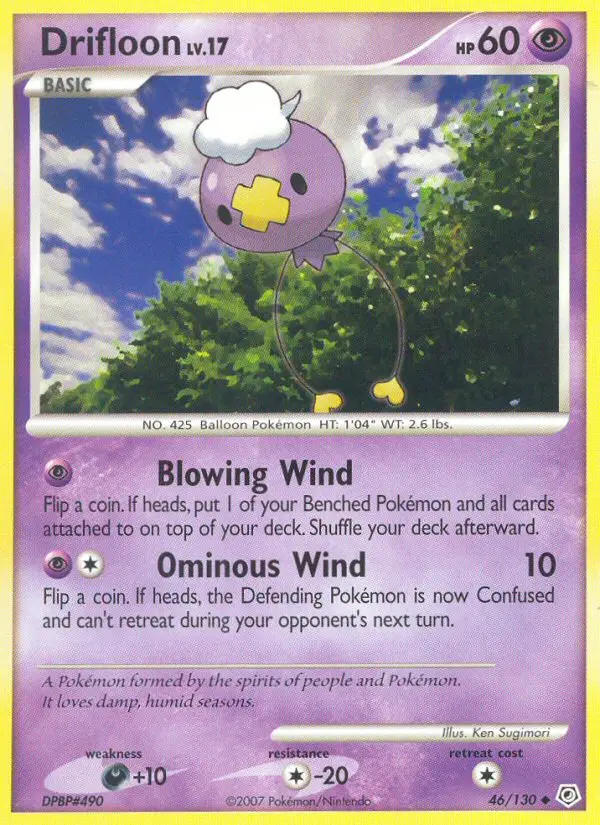 Drifloon - Diamond & Pearl 046/130 (Regular)