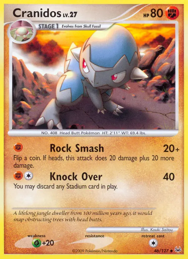 Cranidos - Platinum 046/127 (Reverse Holo)