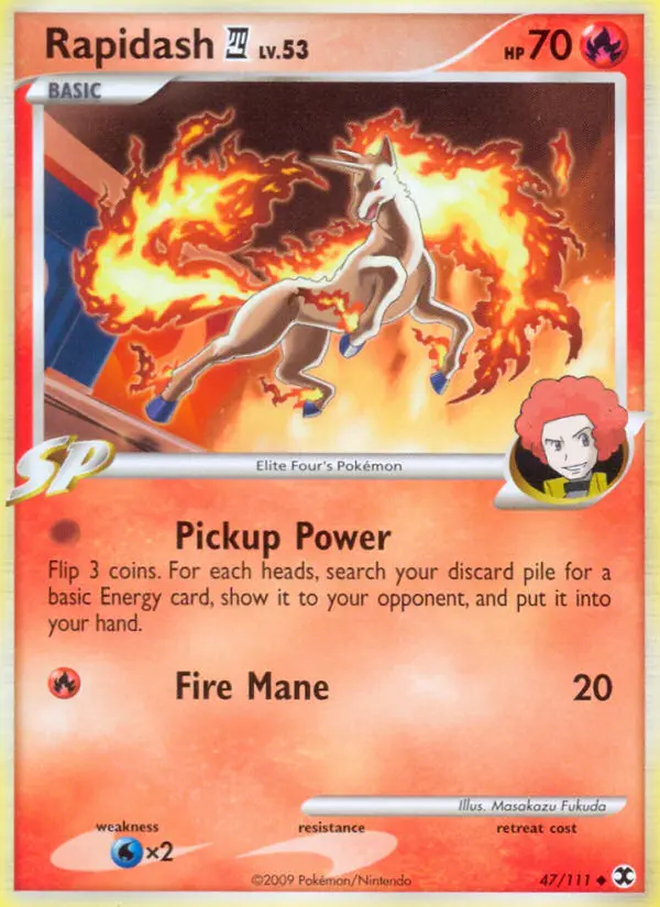 Rapidash E4 - Rising Rivals 047/111 (Regular)