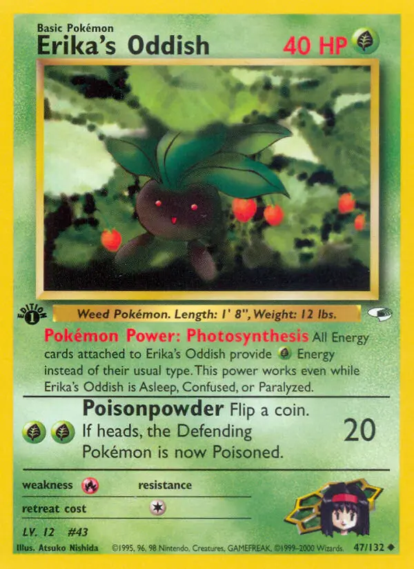Erika's Oddish - Gym Heroes 047/132 (Regular)