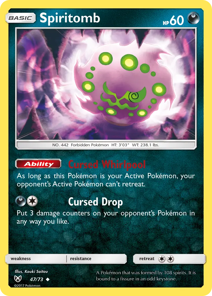 Spiritomb - Shining Legends 047/073 (Regular)