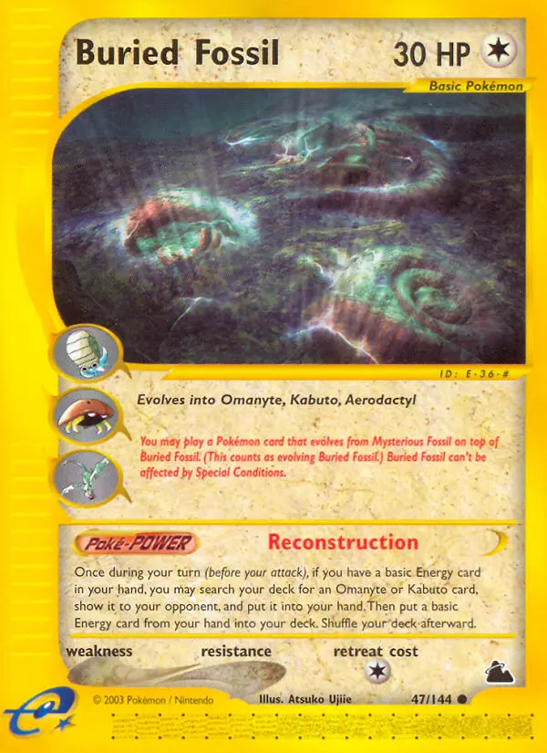 Buried Fossil - Skyridge 047/144 (Regular)