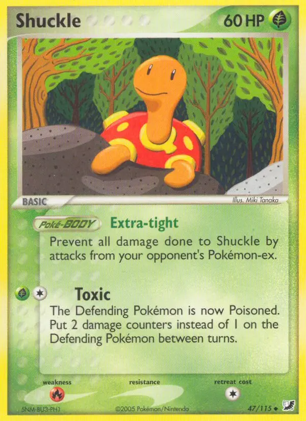 Shuckle - Unseen Forces 047/115 (Reverse Holo)