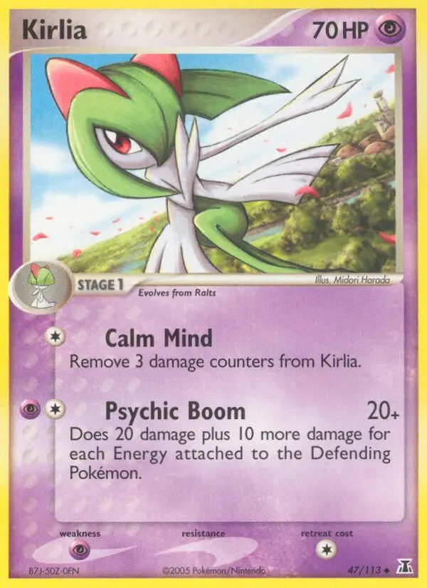 Kirlia - Delta Species 047/113 (Reverse Holo)