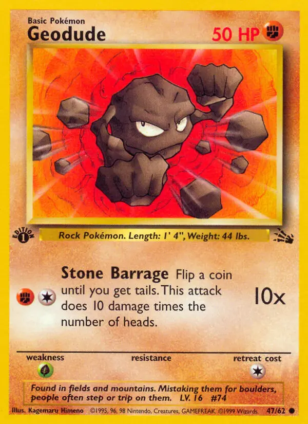 Geodude - Fossil 047/062 (Regular)