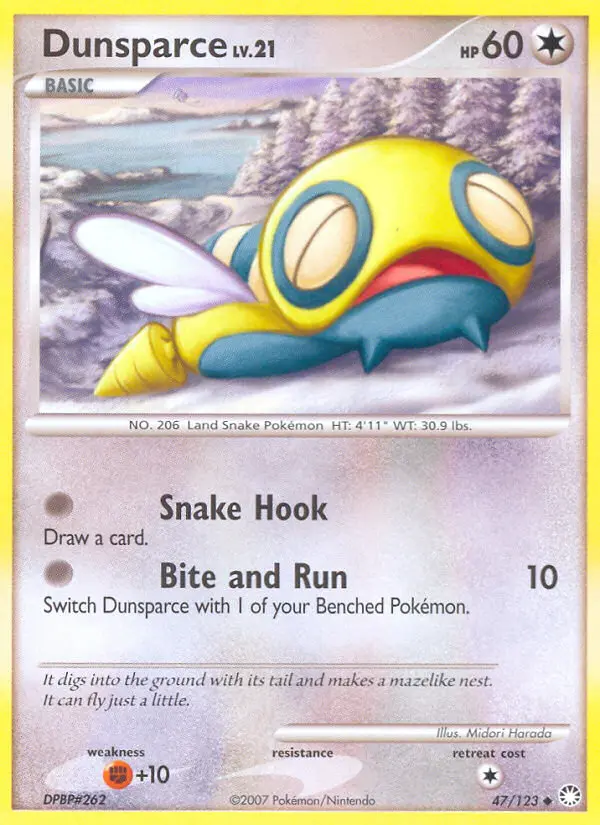 Dunsparce - Mysterious Treasures 047/123 (Regular)
