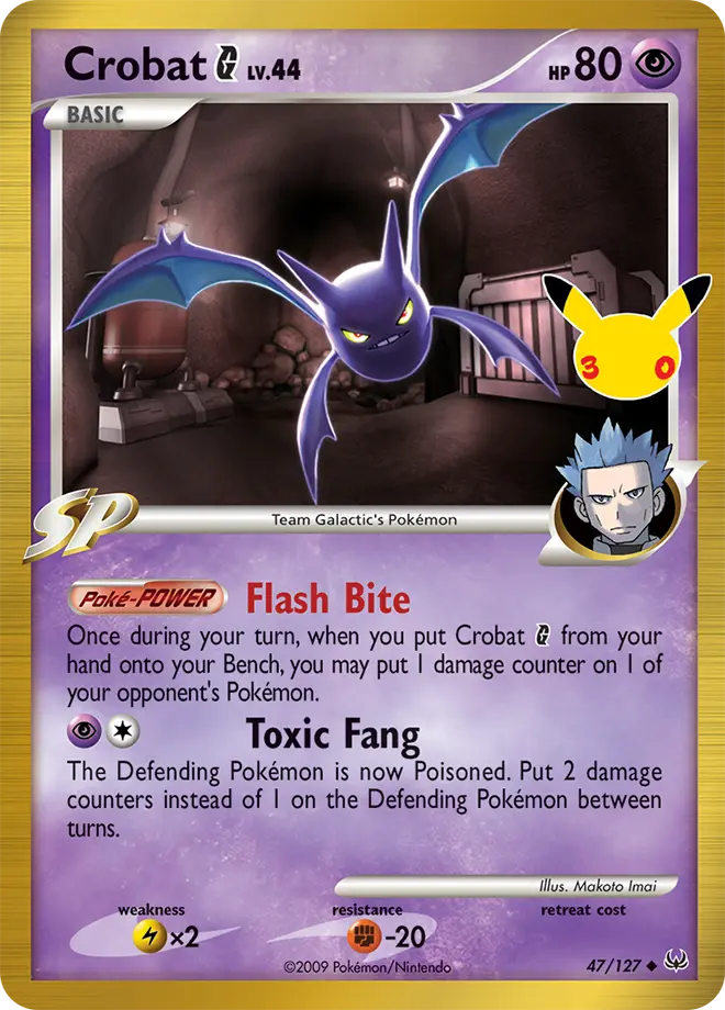 Crobat Pokémon G [Platinum] - 30th Celebration Classic Collection 47/127 (Holo)