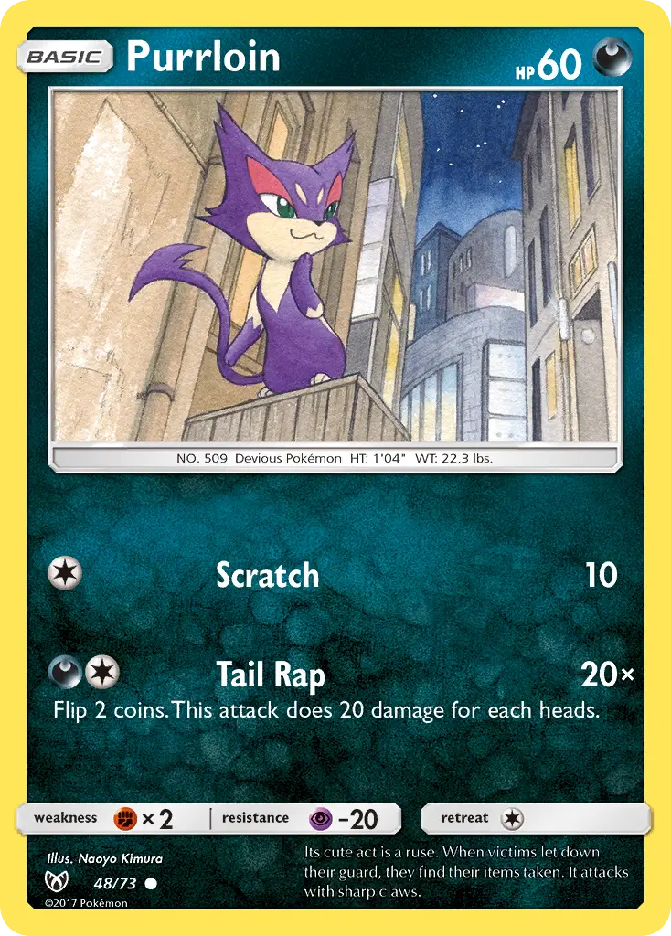 Purrloin - Shining Legends 048/073 (Regular)