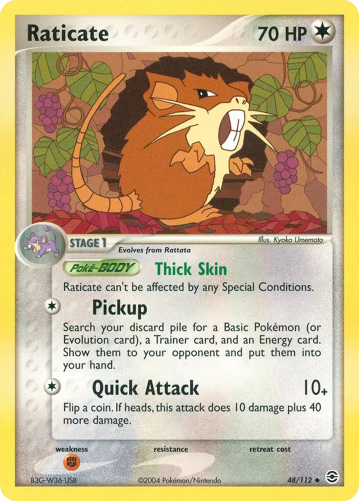 Raticate - FireRed & LeafGreen 048/112 (Regular)
