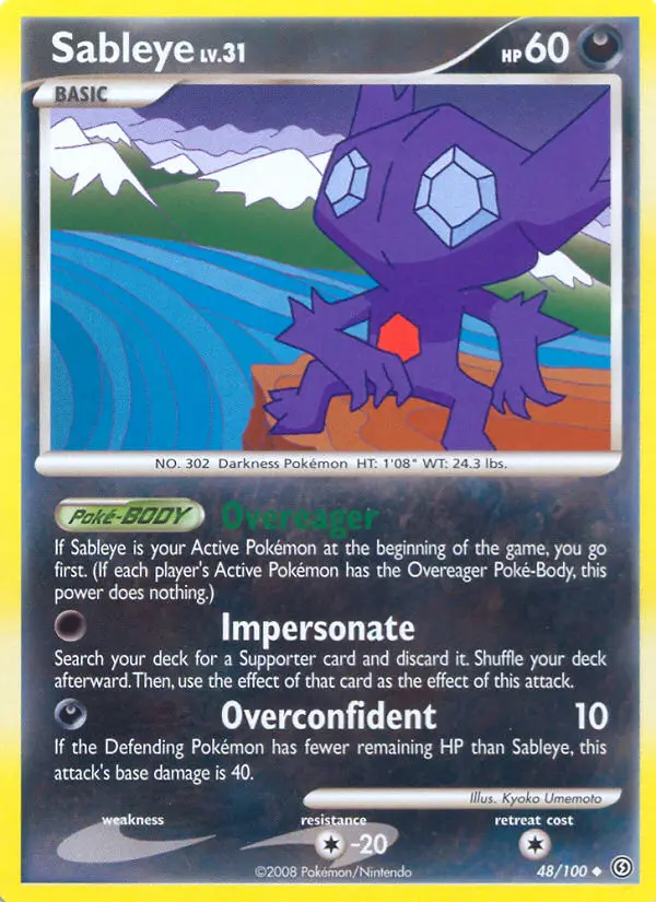Sableye - Stormfront 048/100 (Reverse Holo)