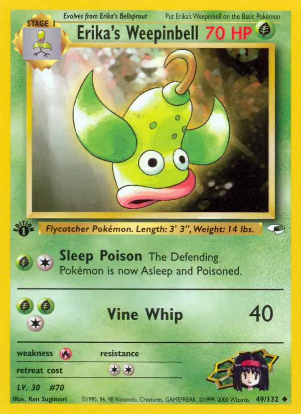Erika's Weepinbell - Gym Heroes 049/132 (Regular)