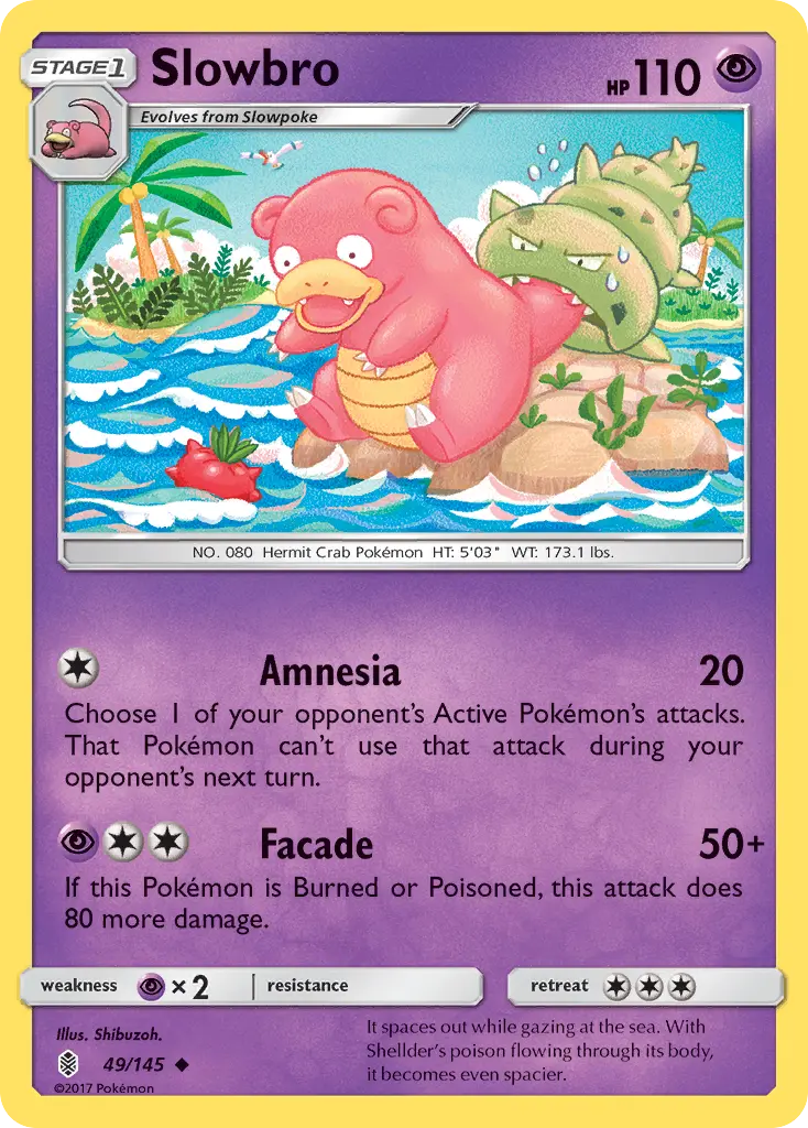 Slowbro - Guardians Rising 049/145 (Regular)