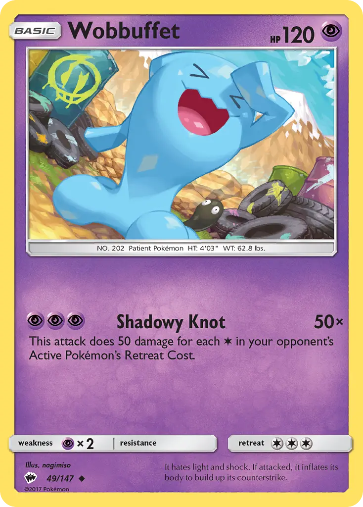 Wobbuffet - Burning Shadows 049/147 (Regular)
