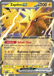 Zapdos ex - Scarlet & Violet Black Star Promos SVP 049 (Holo)