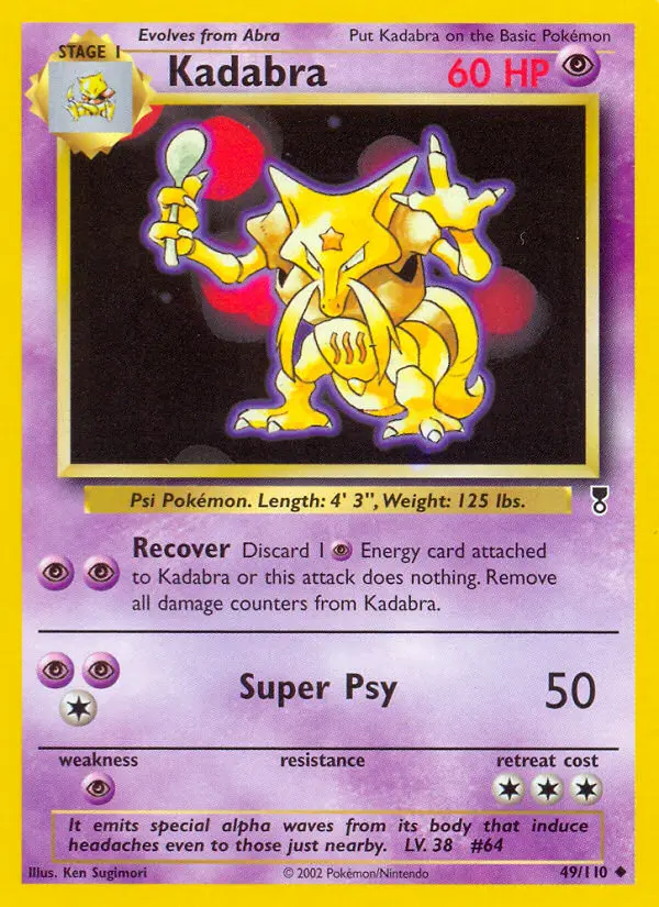 Kadabra - Legendary Collection 049/110 (Reverse Holo)