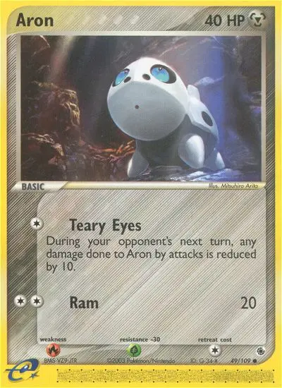 Aron - Ruby & Sapphire 049/109 (Regular)