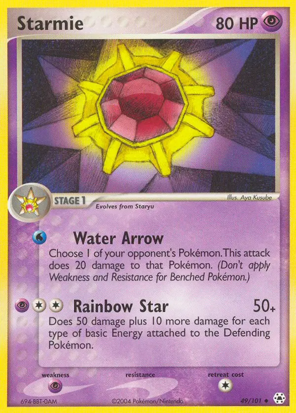 Starmie - Hidden Legends 049/101 (Regular)