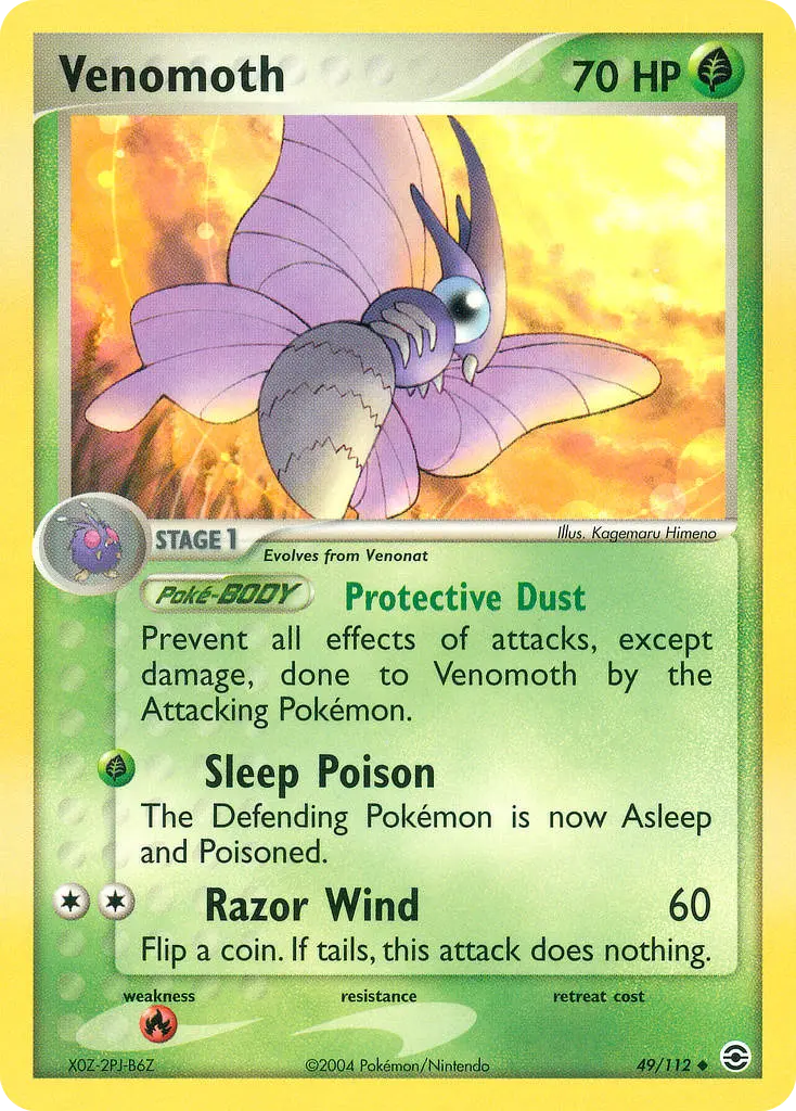 Venomoth - FireRed & LeafGreen 049/112 (Regular)
