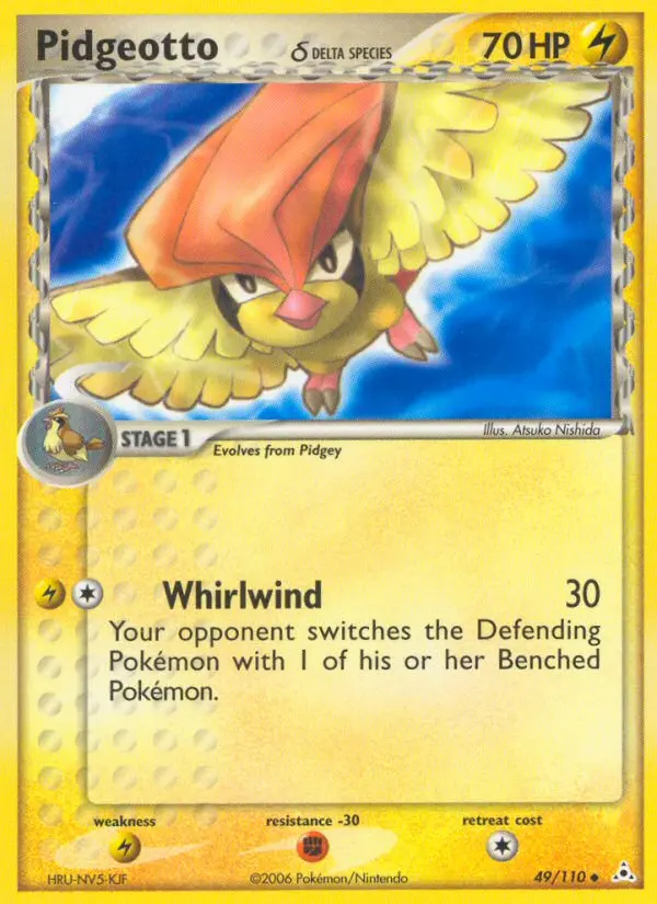 Pidgeotto δ - Holon Phantoms 049/110 (Regular)
