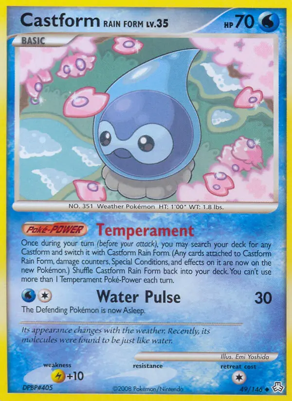 Castform Rain Form - Legends Awakened 049/146 (Regular)