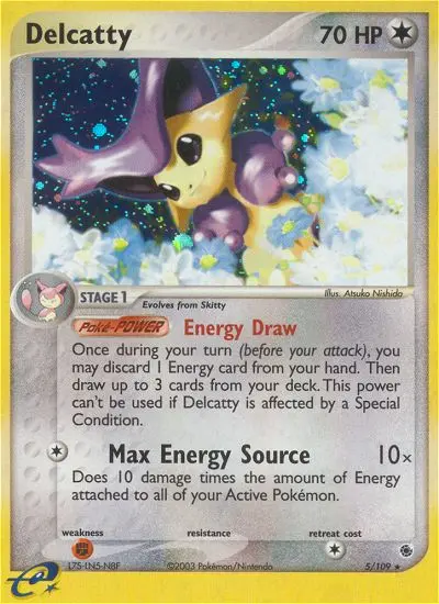 Delcatty - Ruby & Sapphire 005/109 (Reverse Holo)