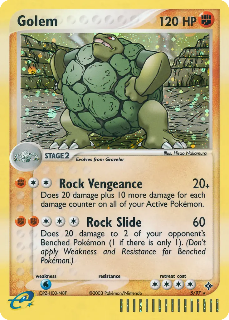 Golem - Dragon 005/097 (Reverse Holo)