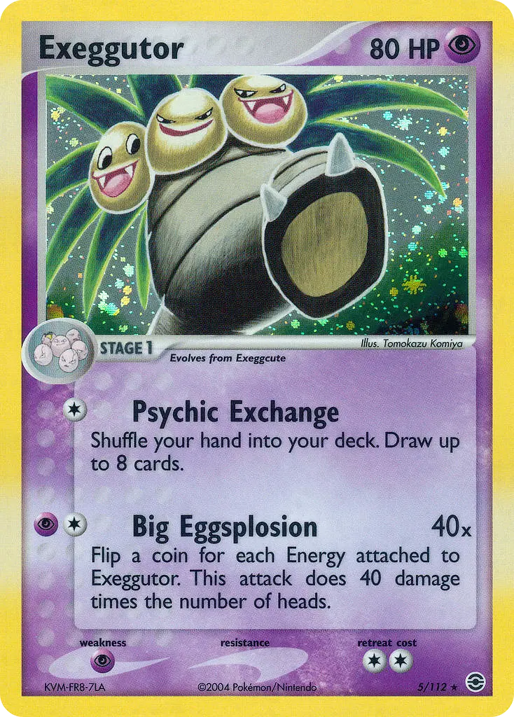 Exeggutor - FireRed & LeafGreen 005/112 (Reverse Holo)