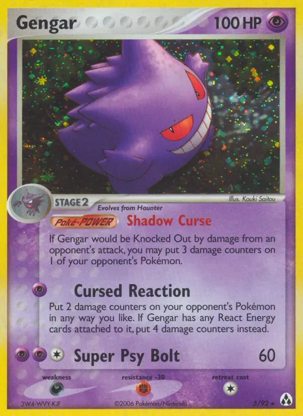 Gengar - Legend Maker 005/092 (Reverse Holo)