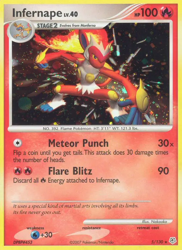 Infernape - Diamond & Pearl 005/130 (Holo)