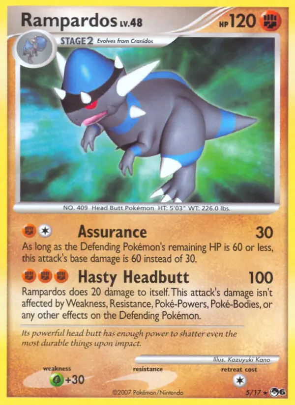 Rampardos - POP Series 6 005/017 (Regular)
