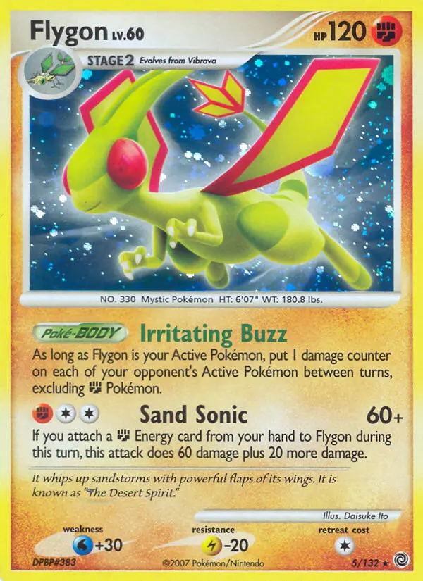 Flygon - Secret Wonders 005/132 (Holo)