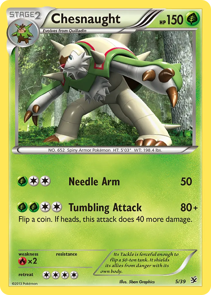 Chesnaught - Kalos Starter Set 005/039 (Regular)