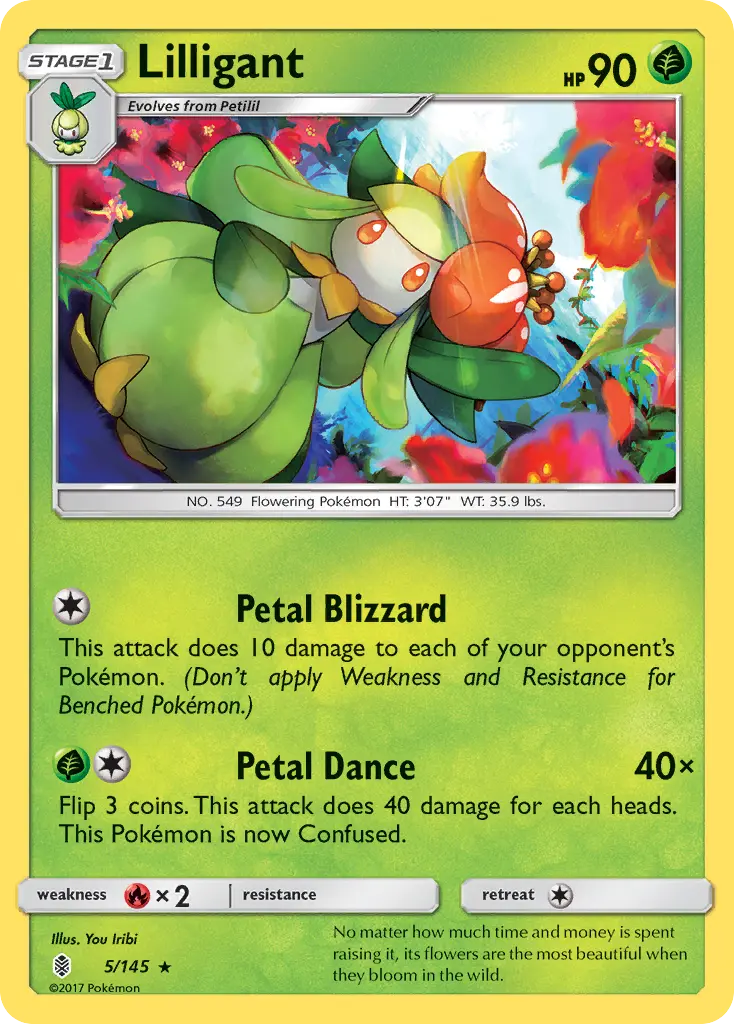 Lilligant - Guardians Rising 005/145 (Regular)