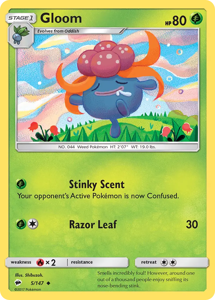 Gloom - Burning Shadows 005/147 (Reverse Holo)