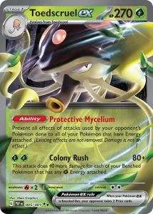 Toedscruel ex - Paldean Fates 005/091 (Holo)