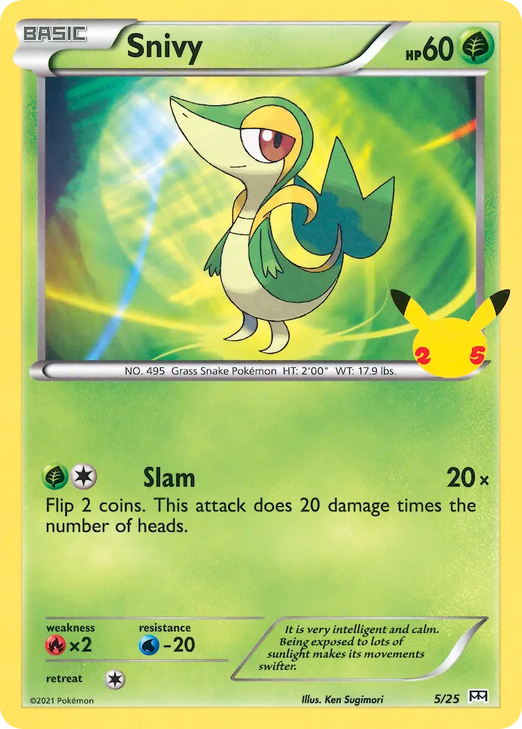 Snivy - McDonald's Collection 2021 005/025 (Holo)