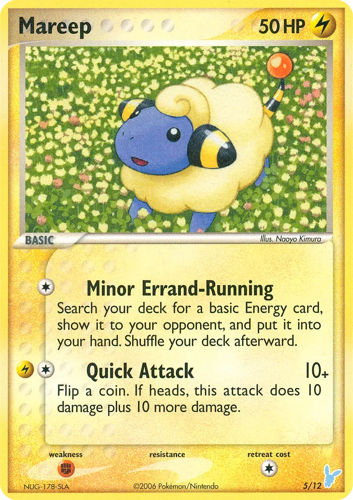 Mareep - EX Trainer Kit 2 Minun 005/012 (Regular)