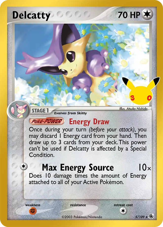 Delcatty [EX Ruby & Sapphire] - 30th Celebration Classic Collection 5/109 (Holo)