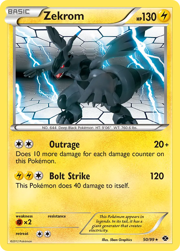 Zekrom - Next Destinies 050/099 (Regular)