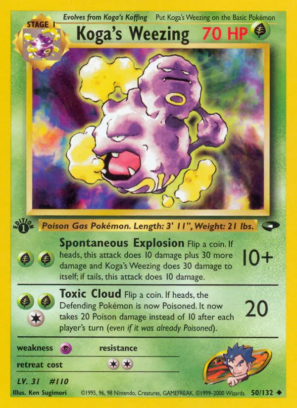 Koga's Weezing - Gym Challenge 050/132 (Regular)