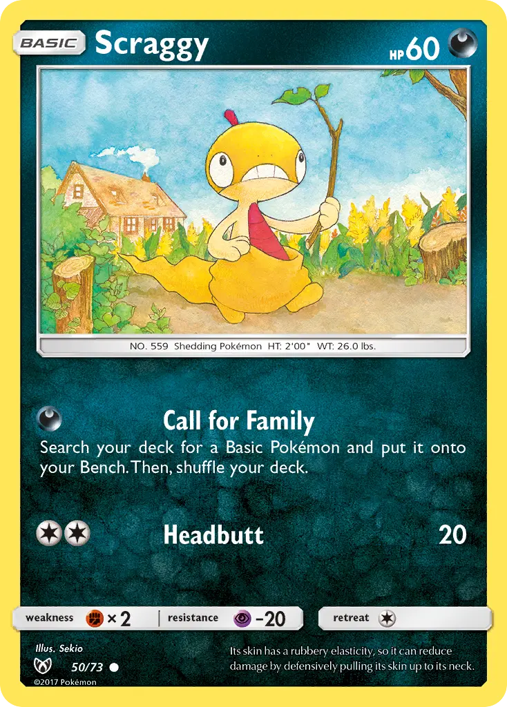 Scraggy - Shining Legends 050/073 (Regular)
