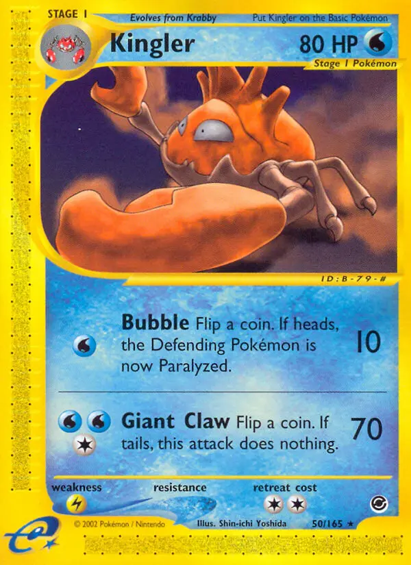 Kingler - Expedition Base Set 050/165 (Regular)
