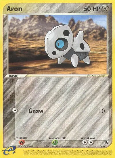 Aron - Ruby & Sapphire 050/109 (Regular)