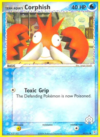 Team Aqua's Corphish - Team Magma vs Team Aqua 050/095 (Reverse Holo)