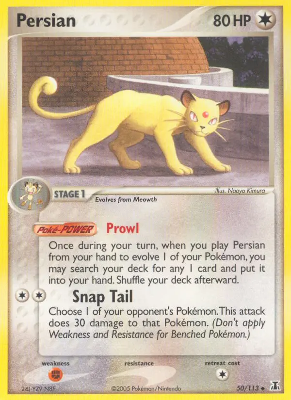 Persian - Delta Species 050/113 (Reverse Holo)