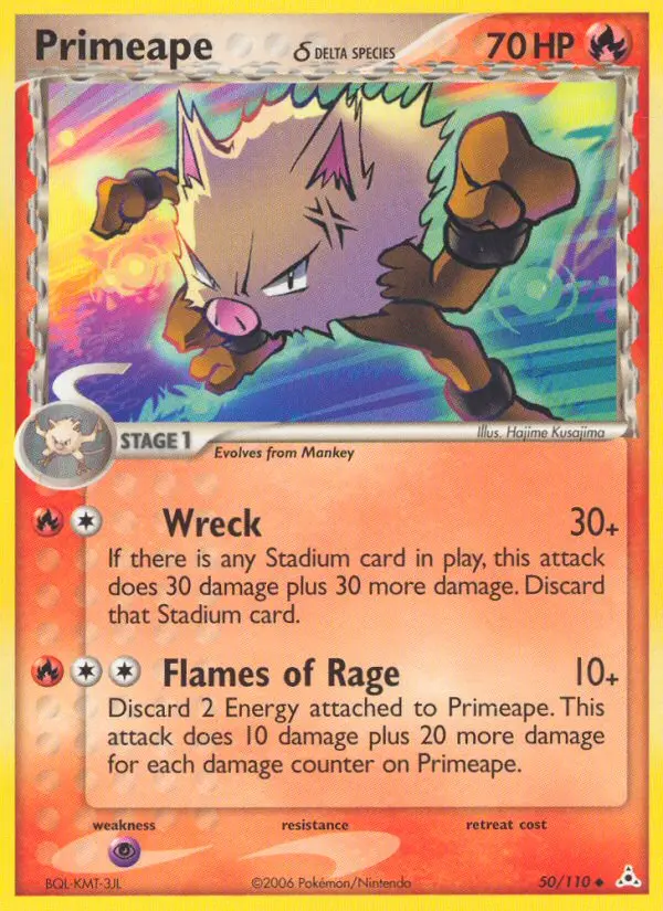 Primeape δ - Holon Phantoms 050/110 (Regular)