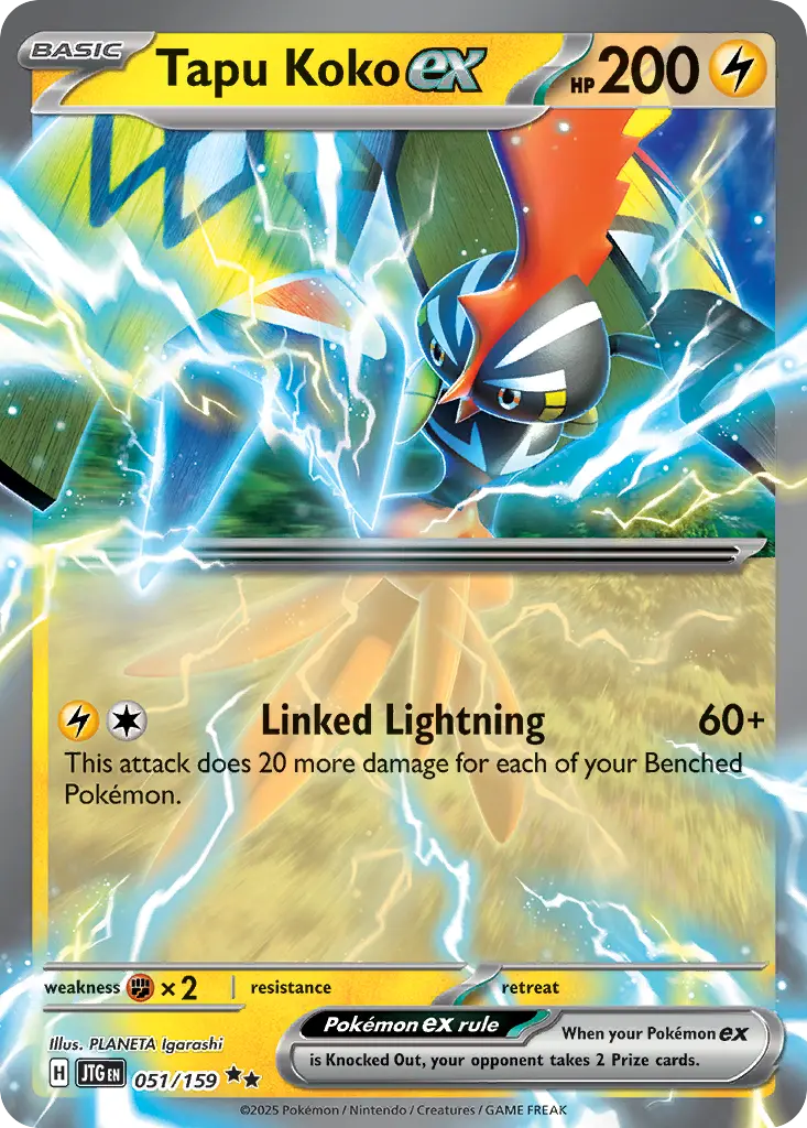 Tapu Koko ex - Journey Together 051/159 (Holo)