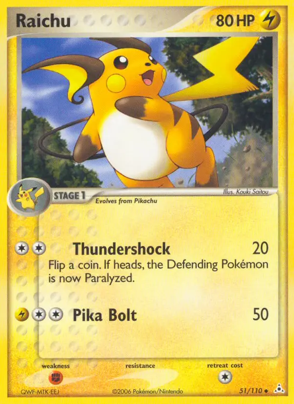 Raichu - Holon Phantoms 051/110 (Regular)
